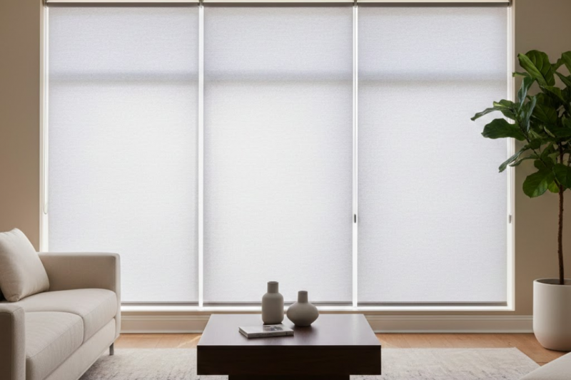 Transforme Seu Espaço com Cortinas Rolo Elegantes